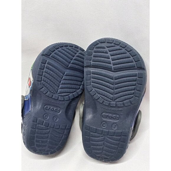 Crocs x Marvel Avengers Iconic Comfort Kids Slip On Clogs Shoes Size C7 - Picture 9 of 14